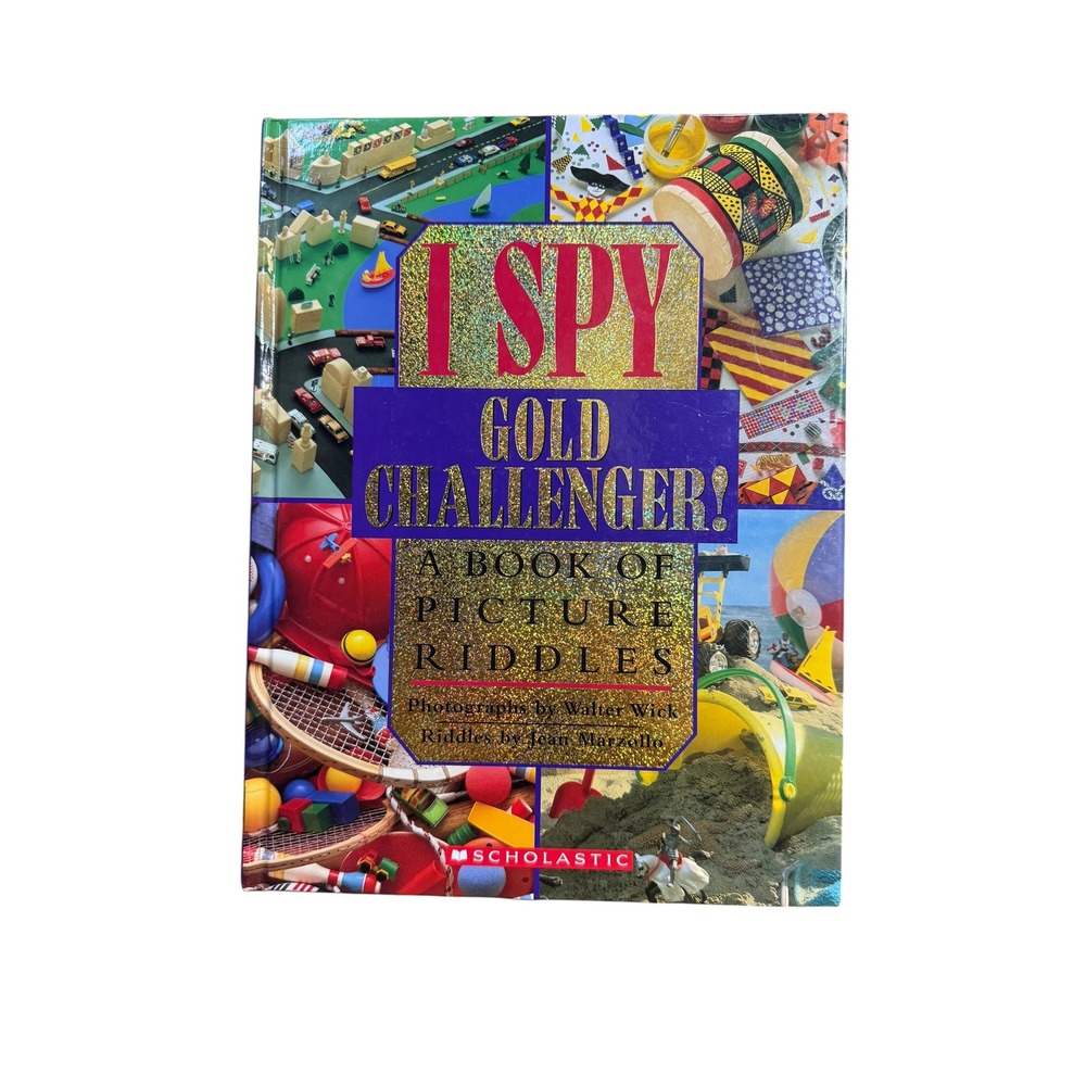 Scholastic I Spy Gold Challenger Hardcover Picture Riddle Book Walter Wick Y2K